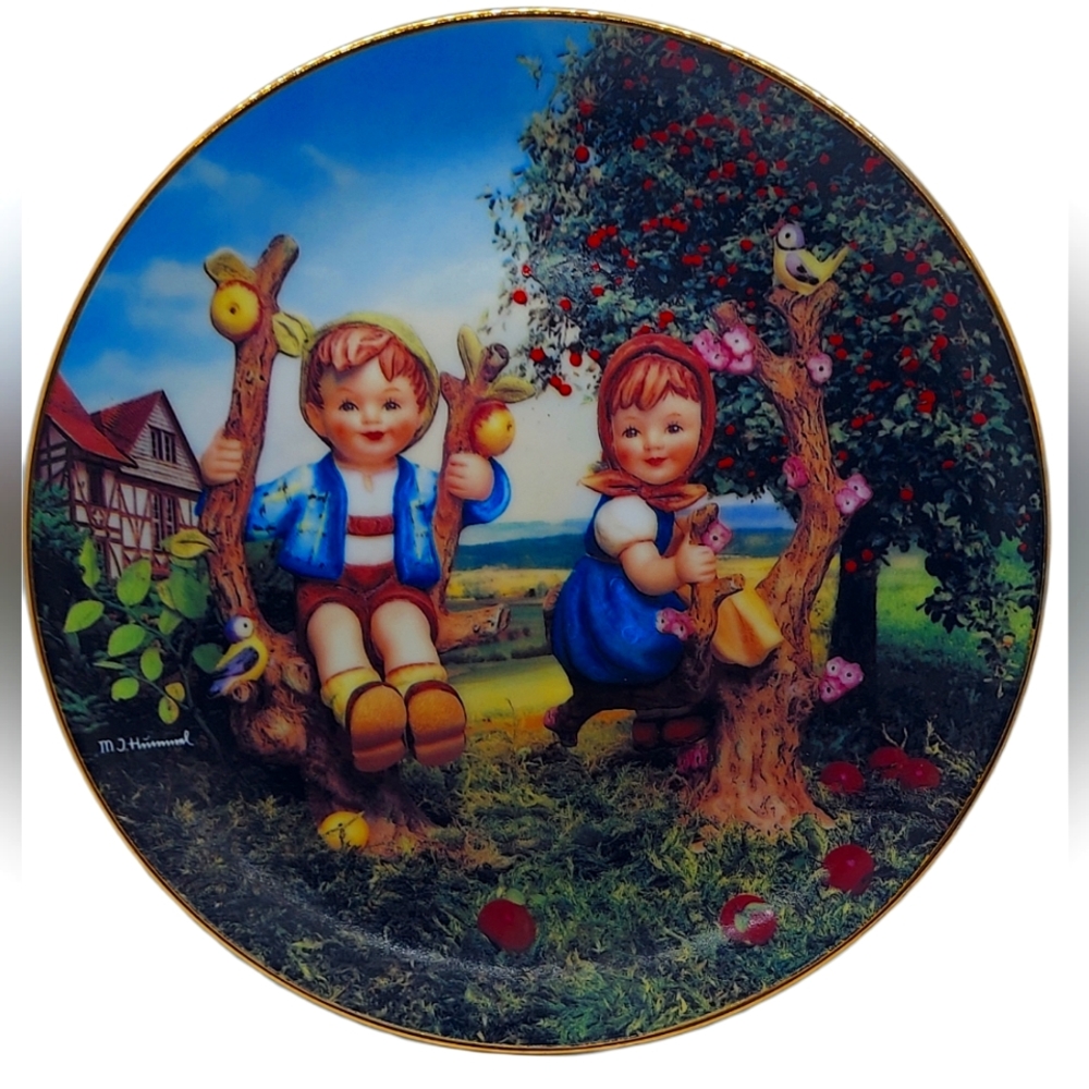 M.I.Hummond's Boy and Girl & Mountaineer collectible plates